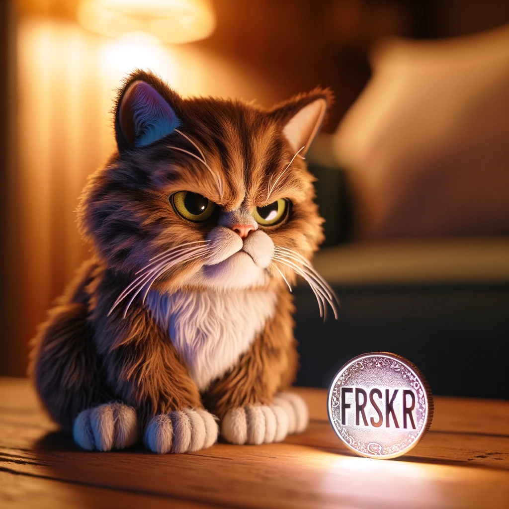 Frisker - The Grumpy Kat!